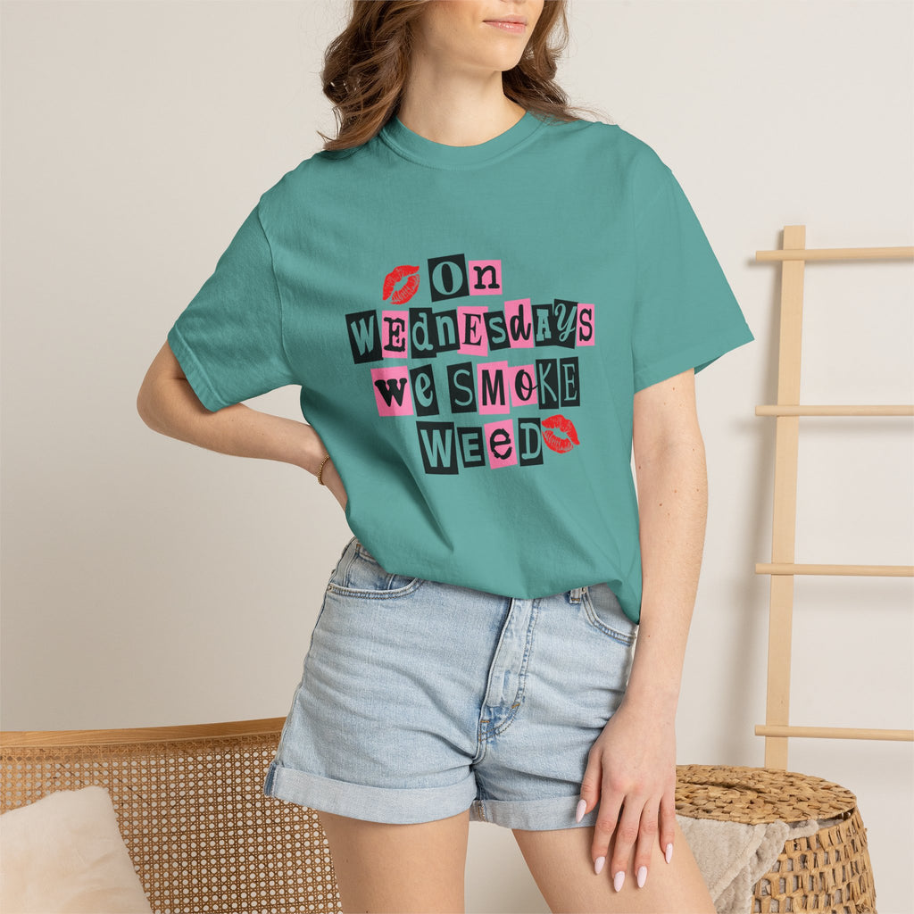 On Wednesdays We Smoke Weed T-Shirt - Comfort Colors