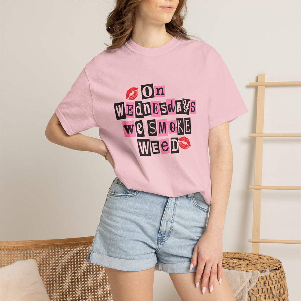 On Wednesdays We Smoke Weed T-Shirt - Comfort Colors