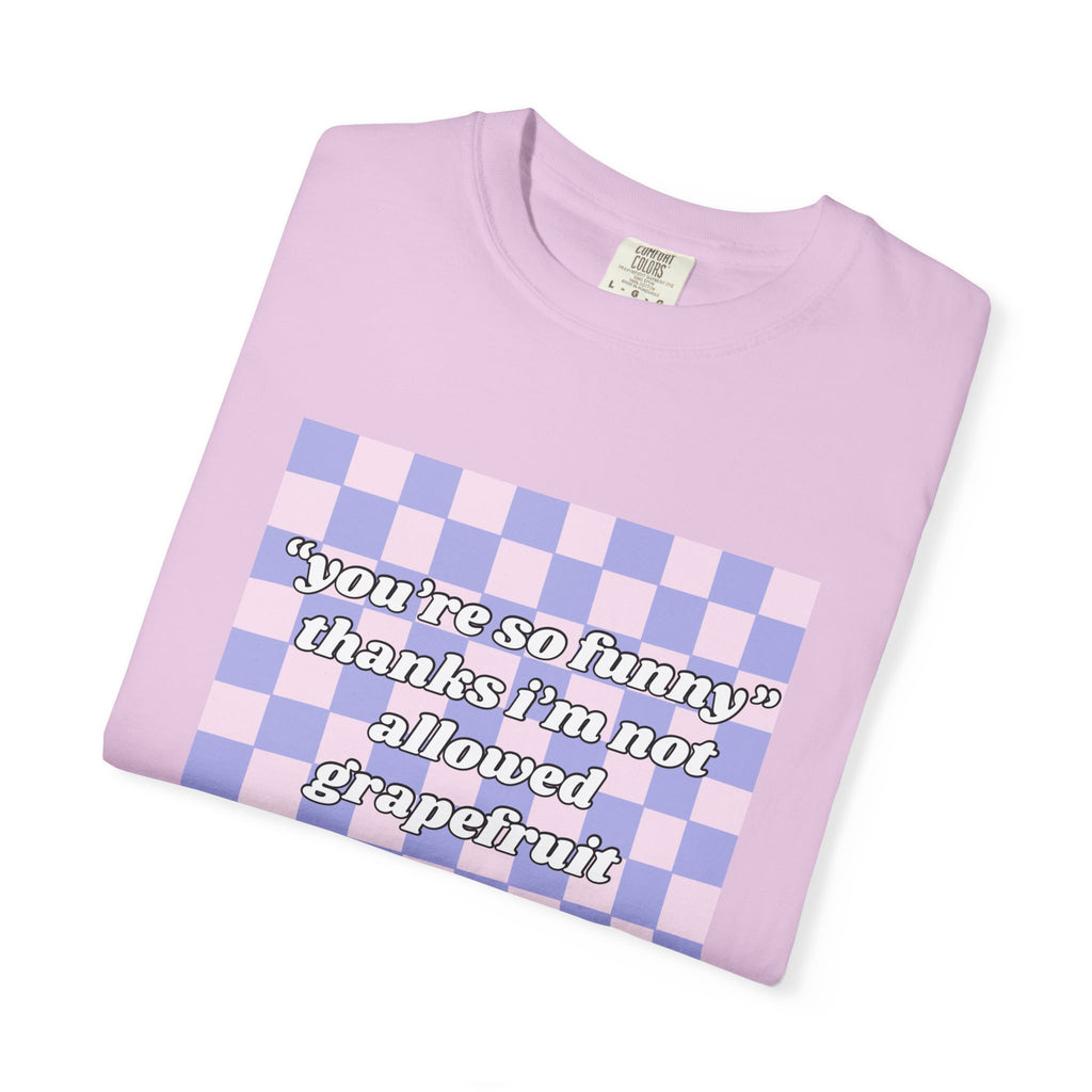 Grapefruit Checkered T-Shirt