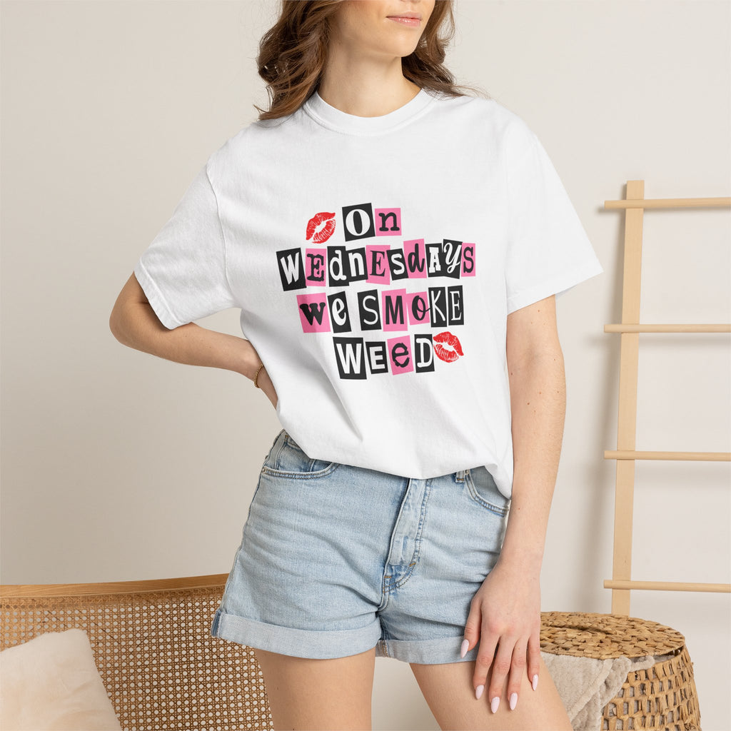 On Wednesdays We Smoke Weed T-Shirt - Comfort Colors