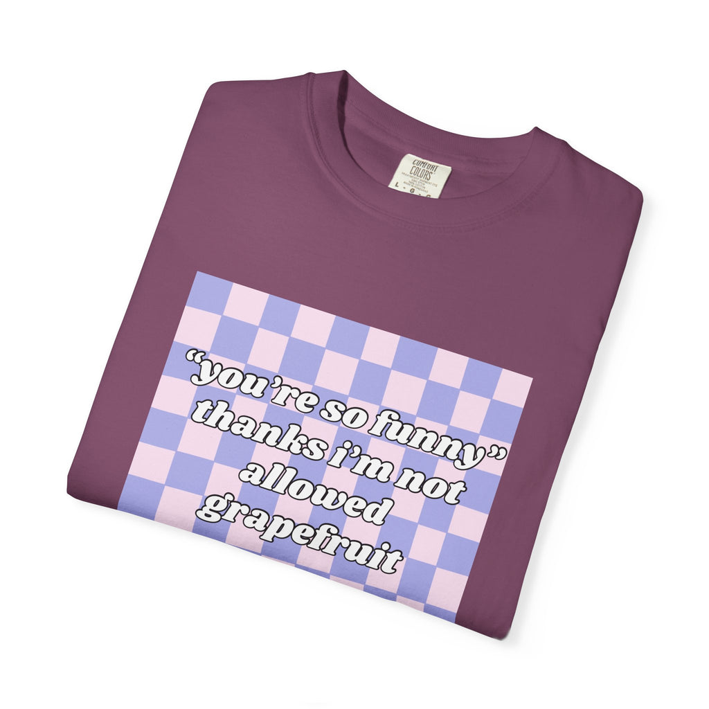 Grapefruit Checkered T-Shirt