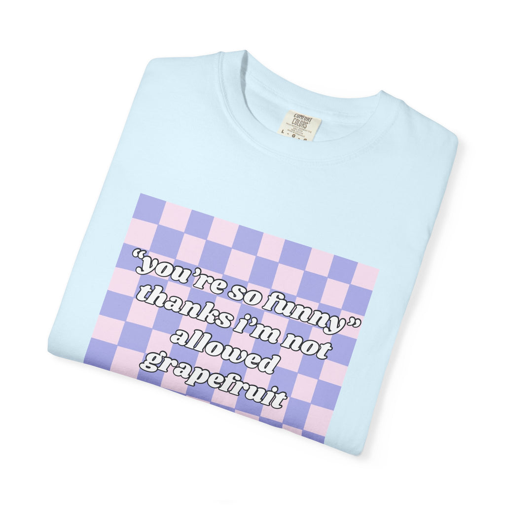 Grapefruit Checkered T-Shirt