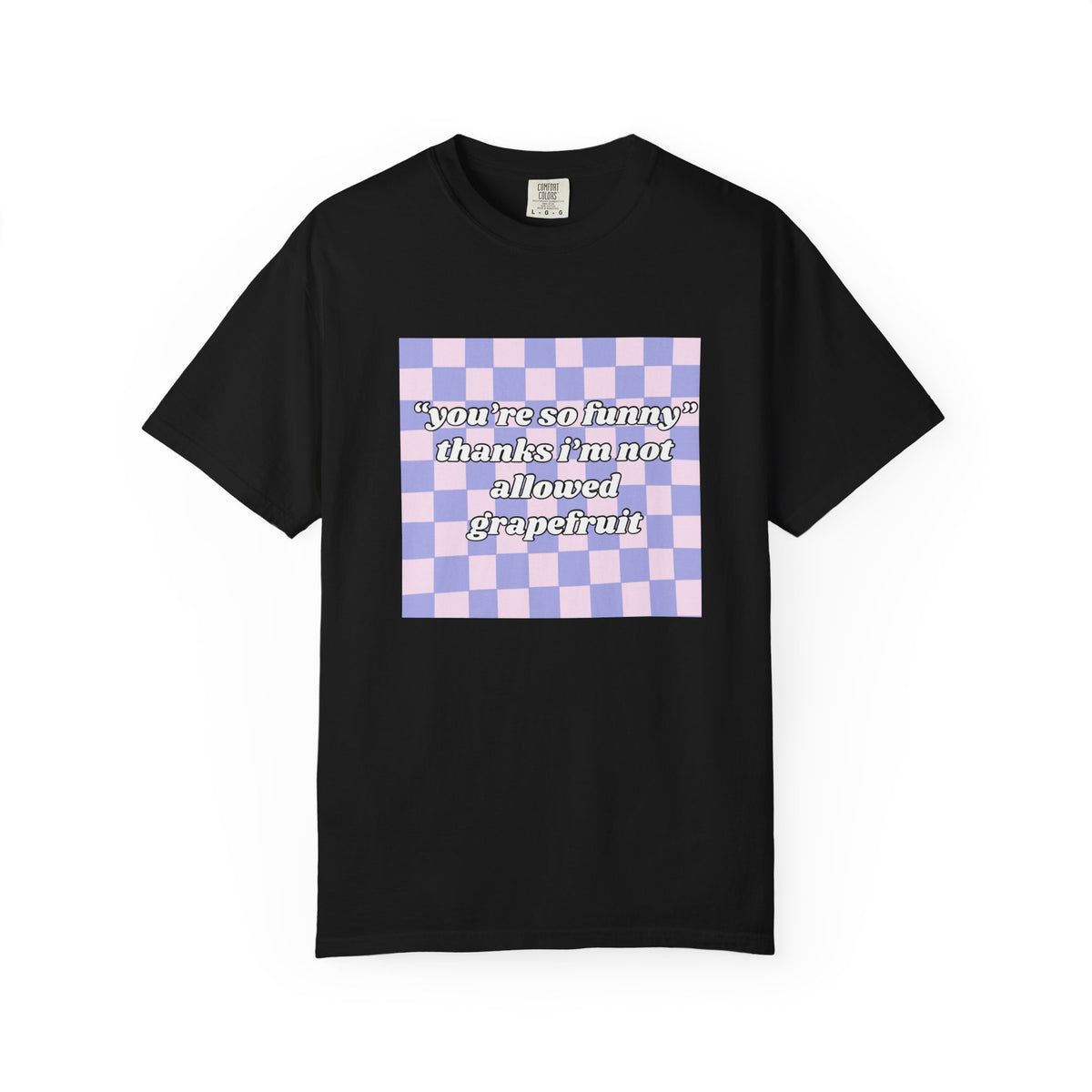 Grapefruit Checkered T-Shirt