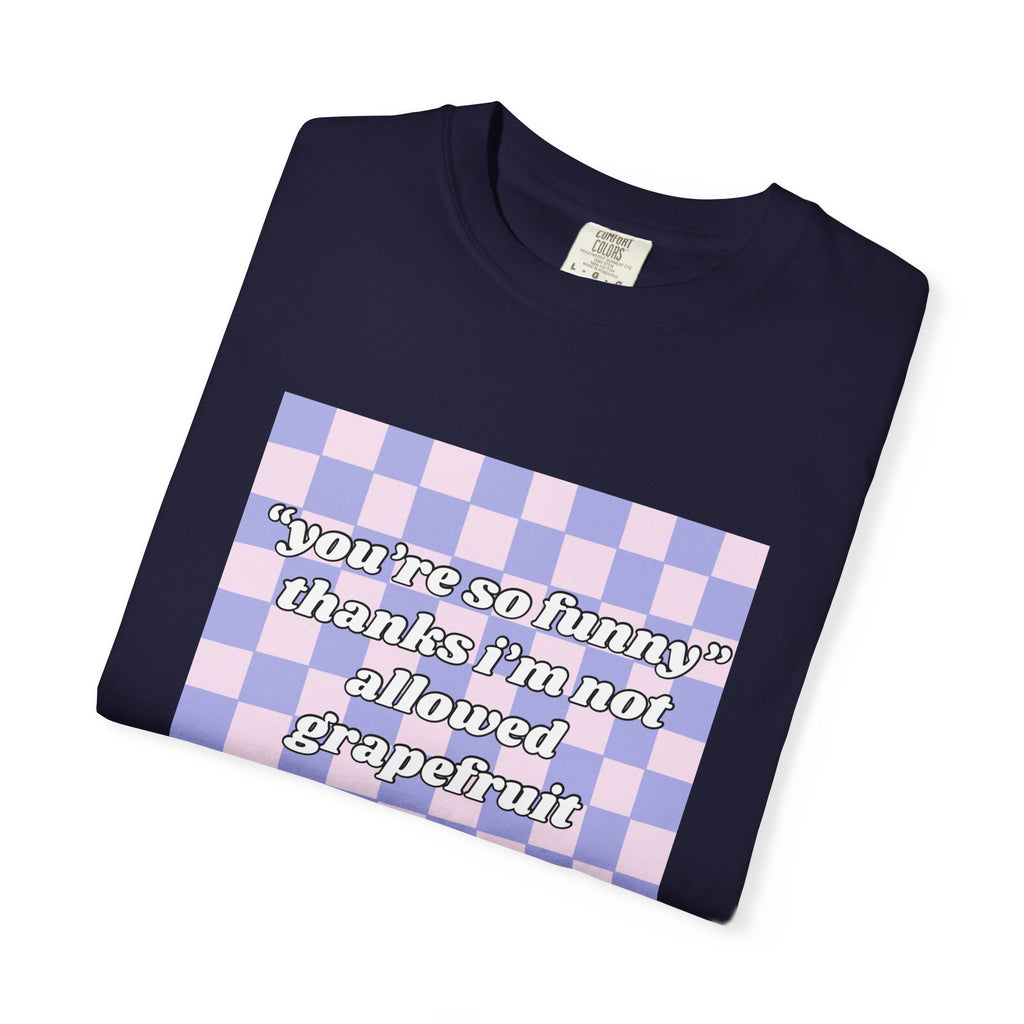 Grapefruit Checkered T-Shirt