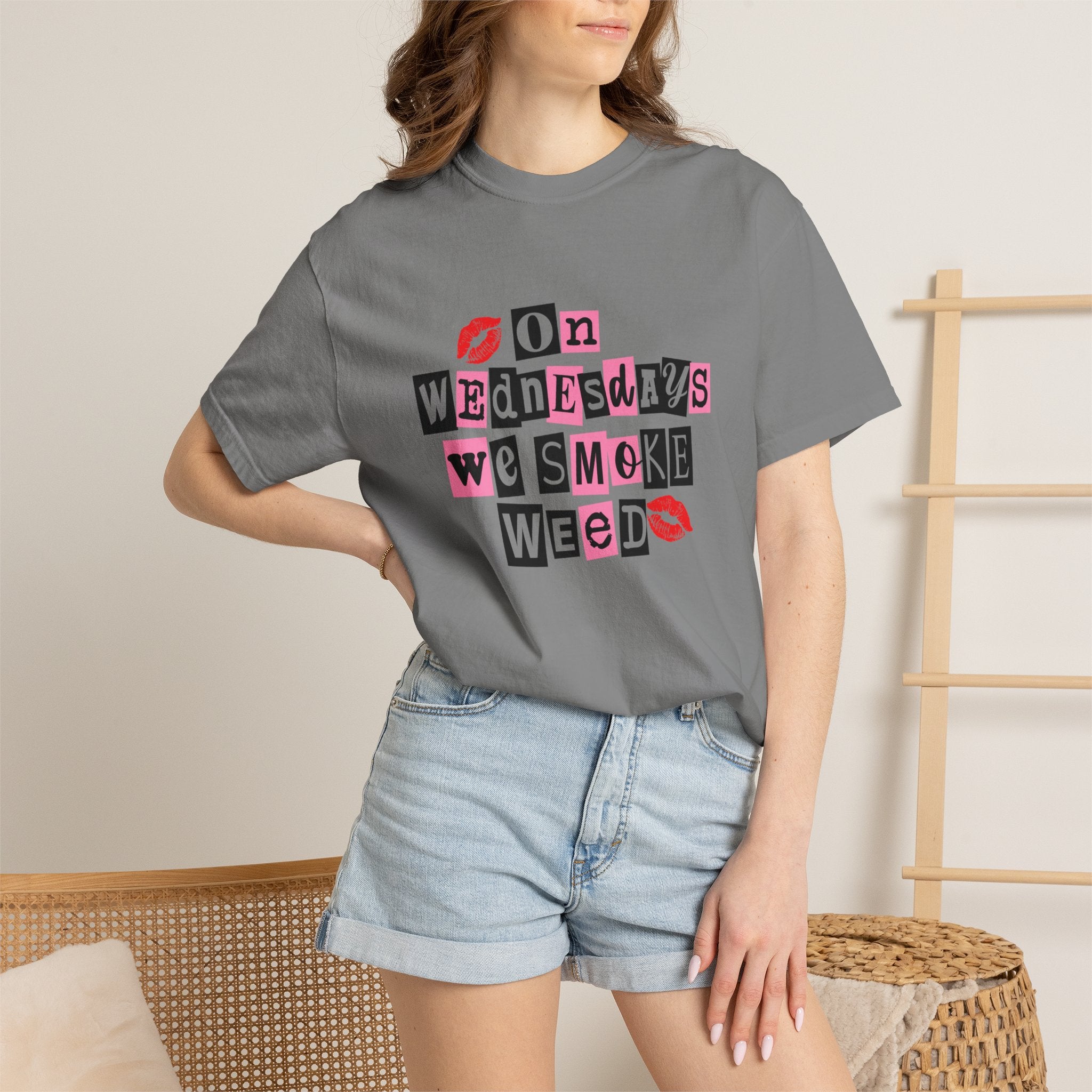 On Wednesdays We Smoke Weed T-Shirt - Comfort Colors