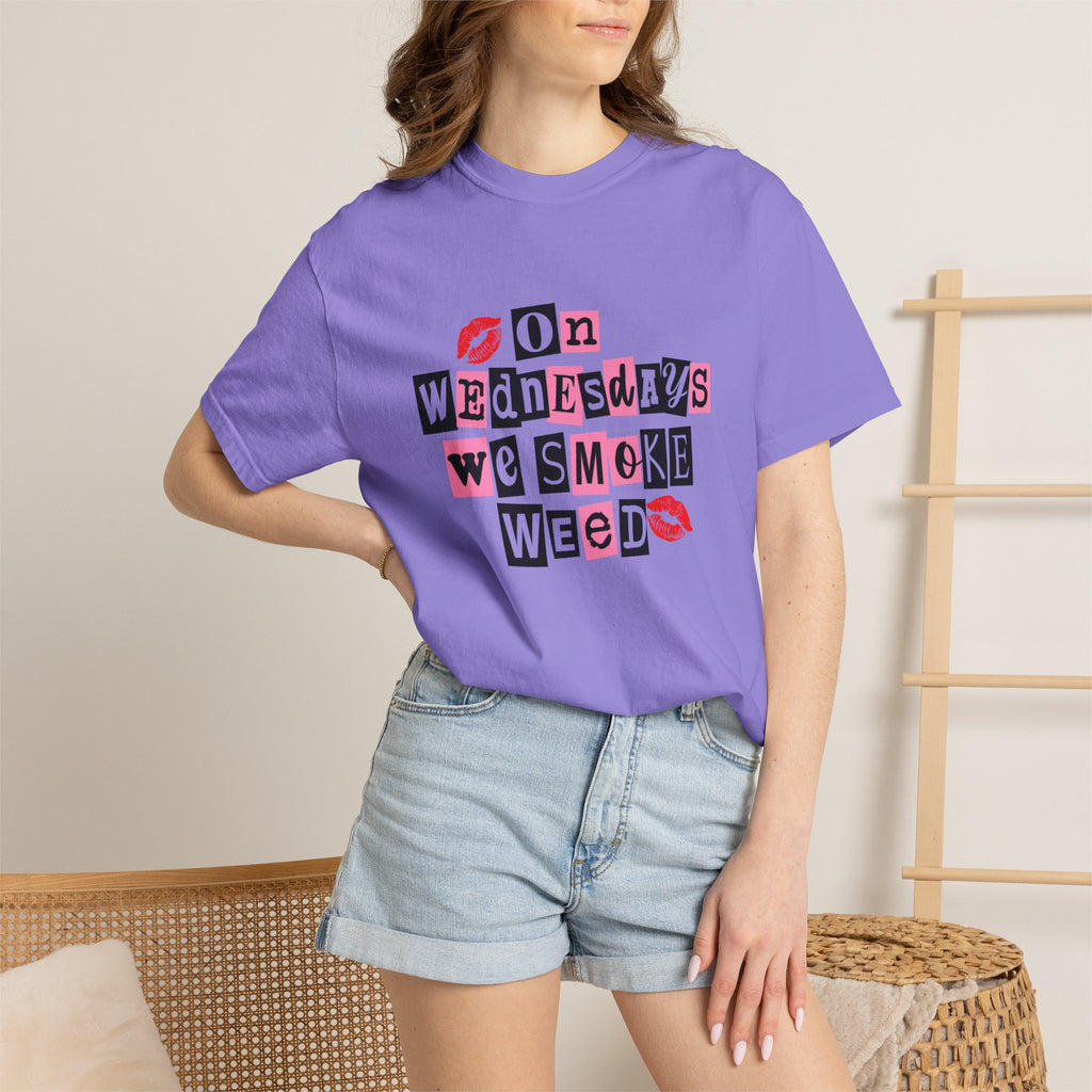 On Wednesdays We Smoke Weed T-Shirt - Comfort Colors