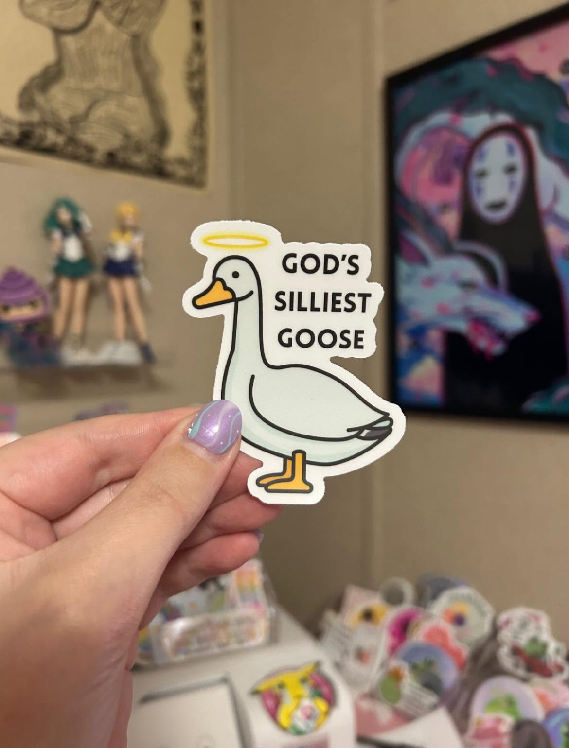 Silly Goose waterproof Sticker
