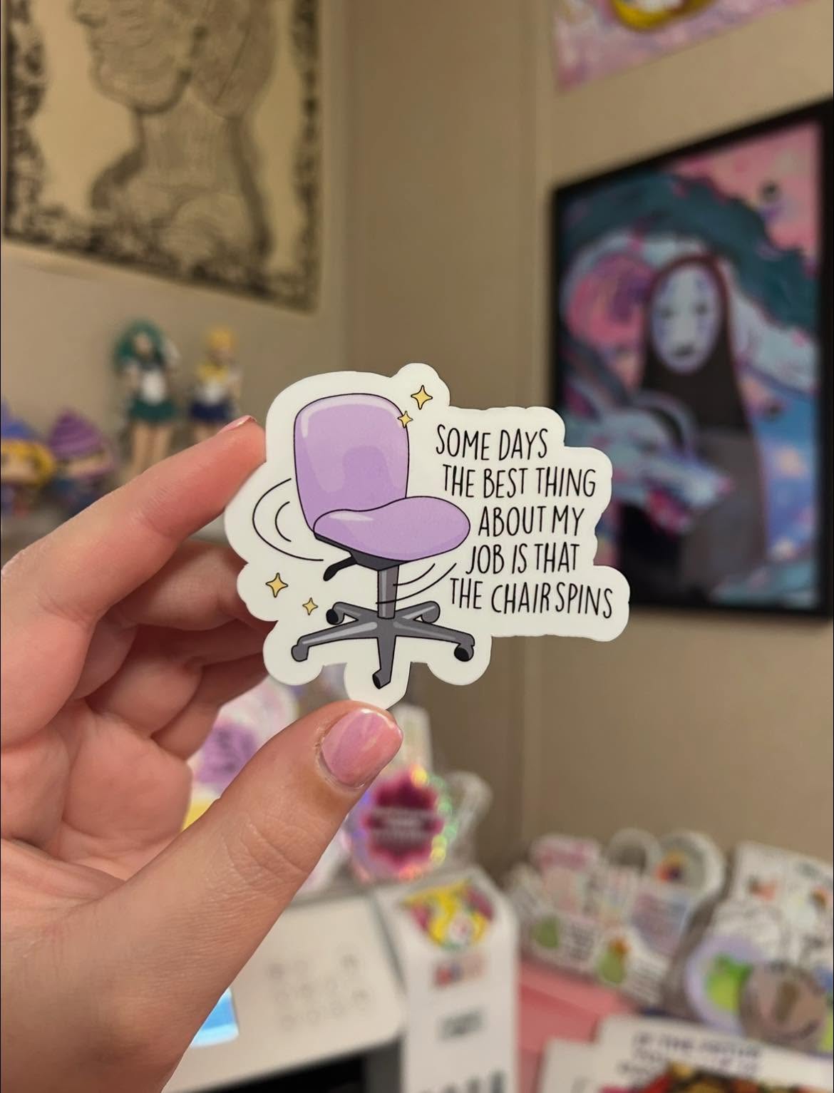 Spinny Chair Sticker