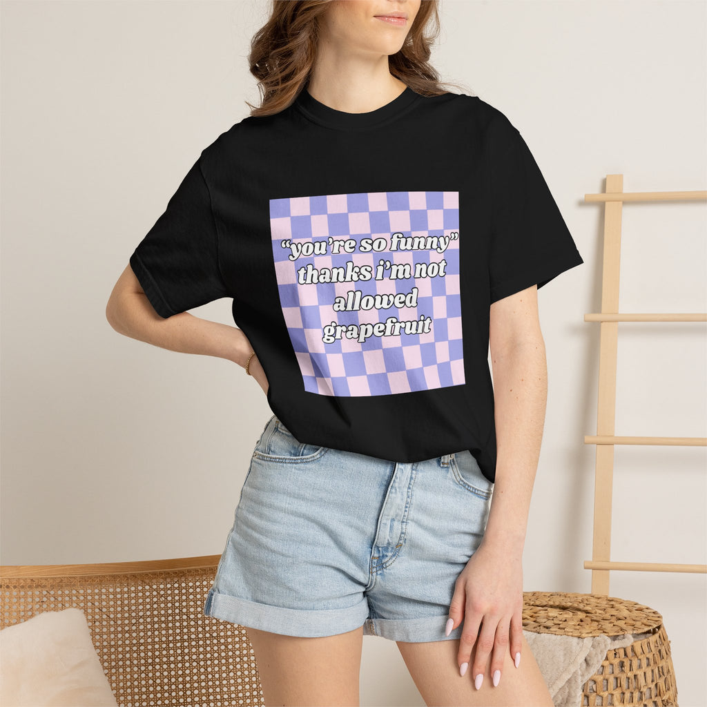 Grapefruit Checkered T-Shirt