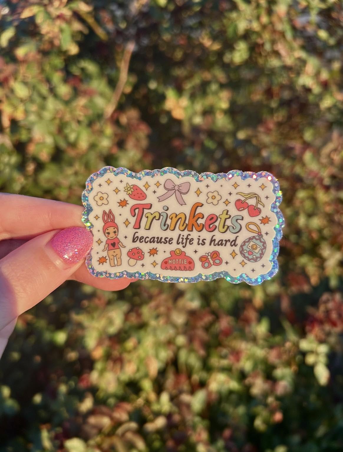 Trinkets waterproof sticker