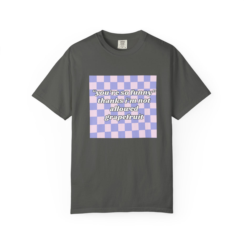 Grapefruit Checkered T-Shirt