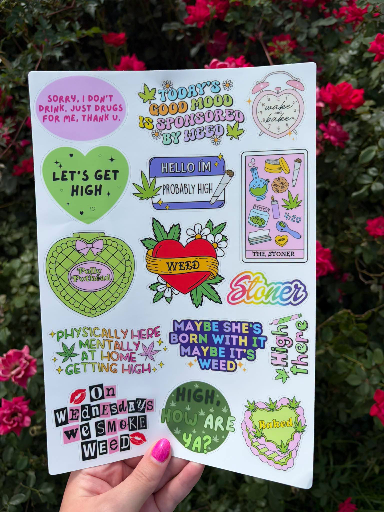 420 Sticker Sheet