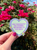 Any thoughts? Glitter sticker