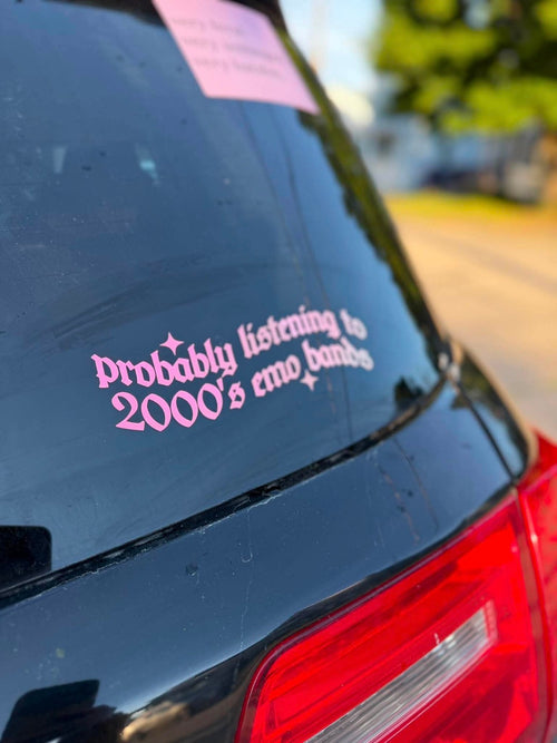 2000's Emo Band Decal