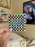 Ya dumb whore waterproof glitter sticker