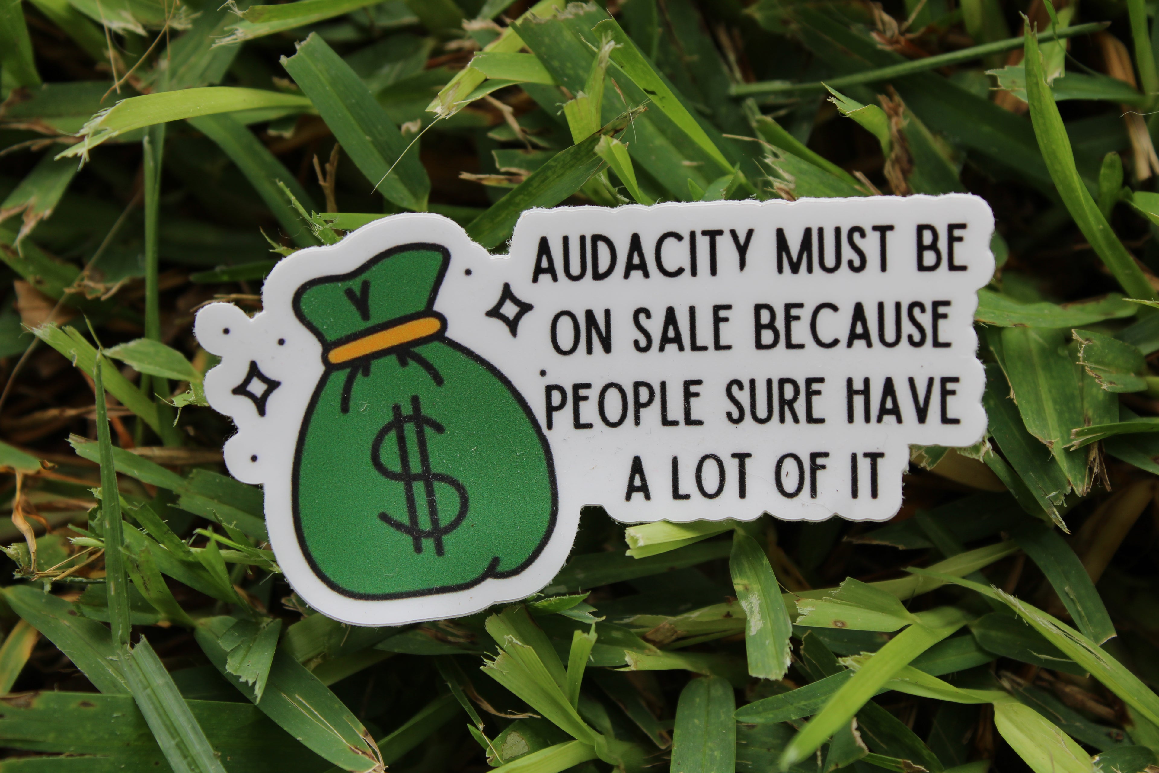 The AUDACITY!! Waterproof Sticker