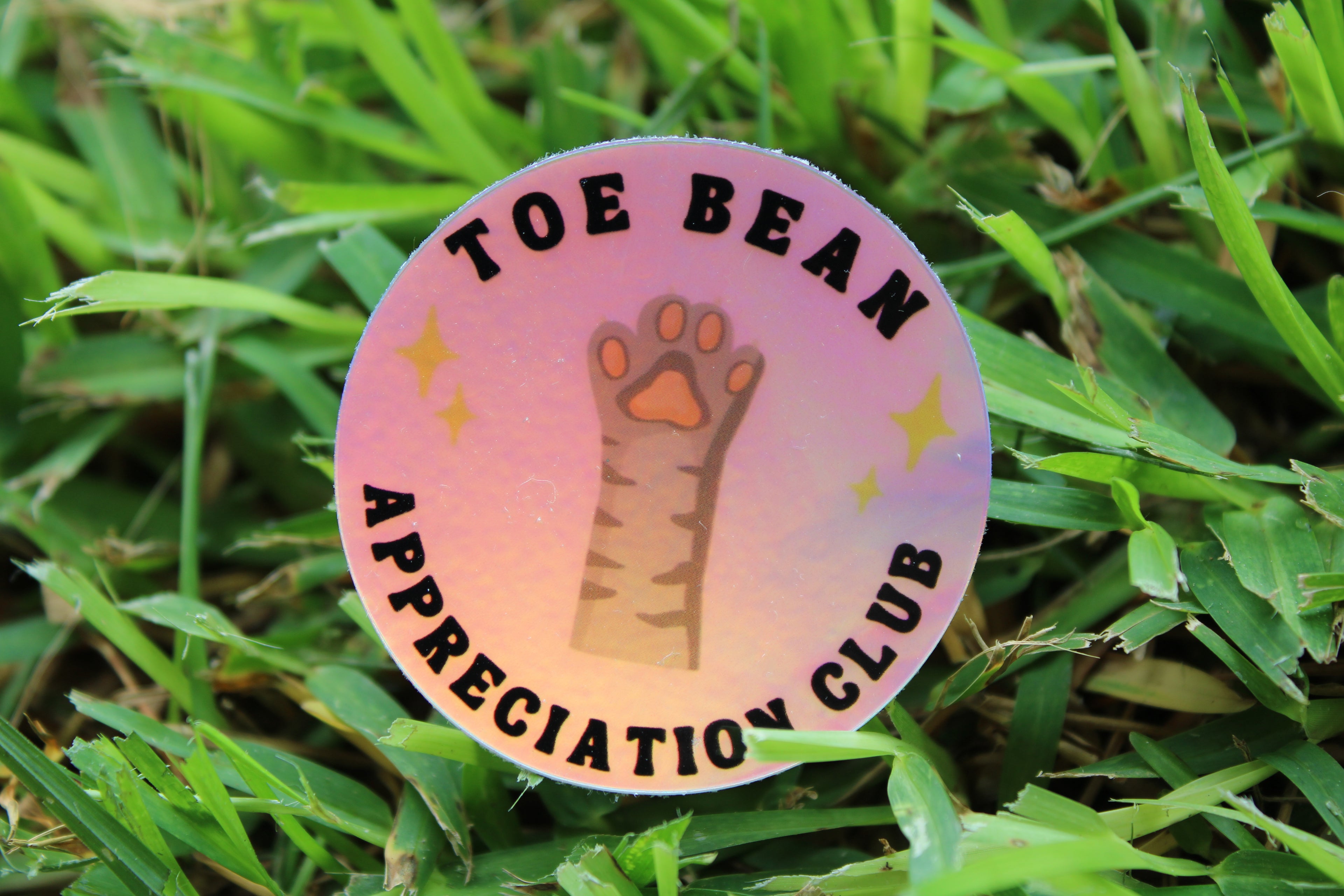 Toe Bean Appreciation waterproof Sticker