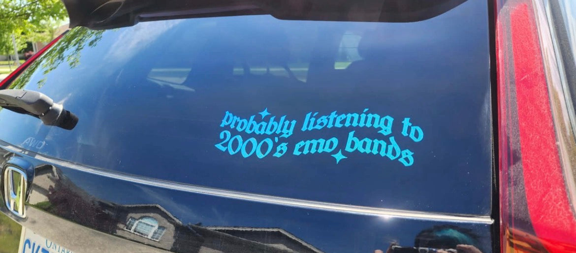2000's Emo Band Decal