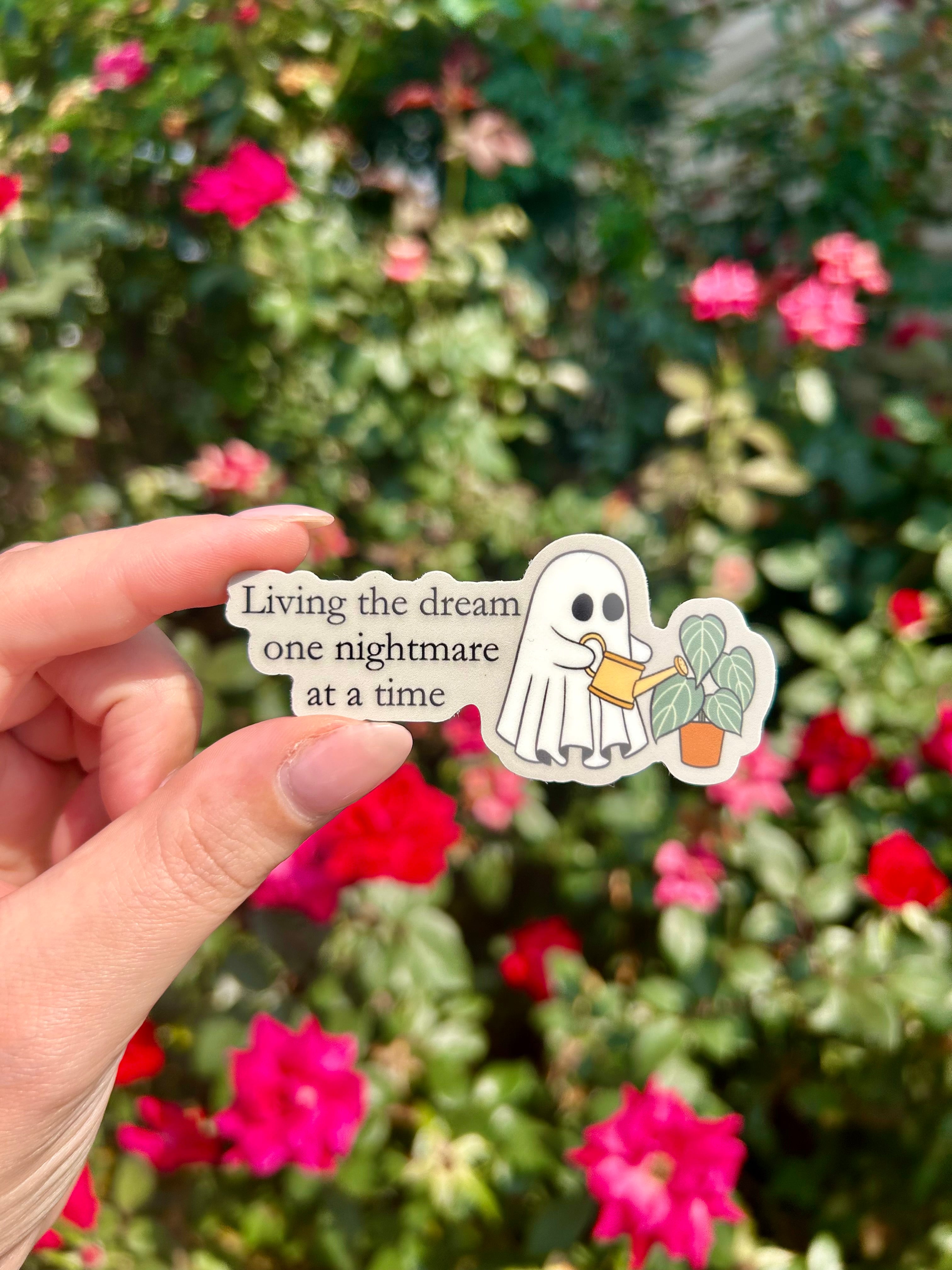 Living the Dream Waterproof Sticker