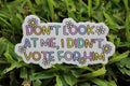 Don't look at me sticker