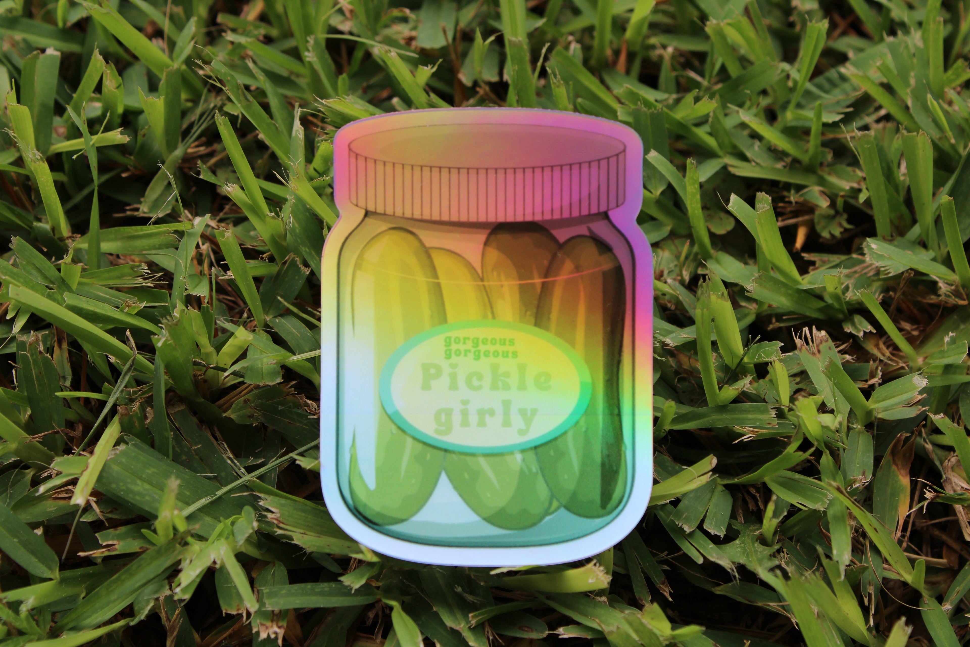 Gorgeous Gorgeous Pickle Girly Waterproof Sticker