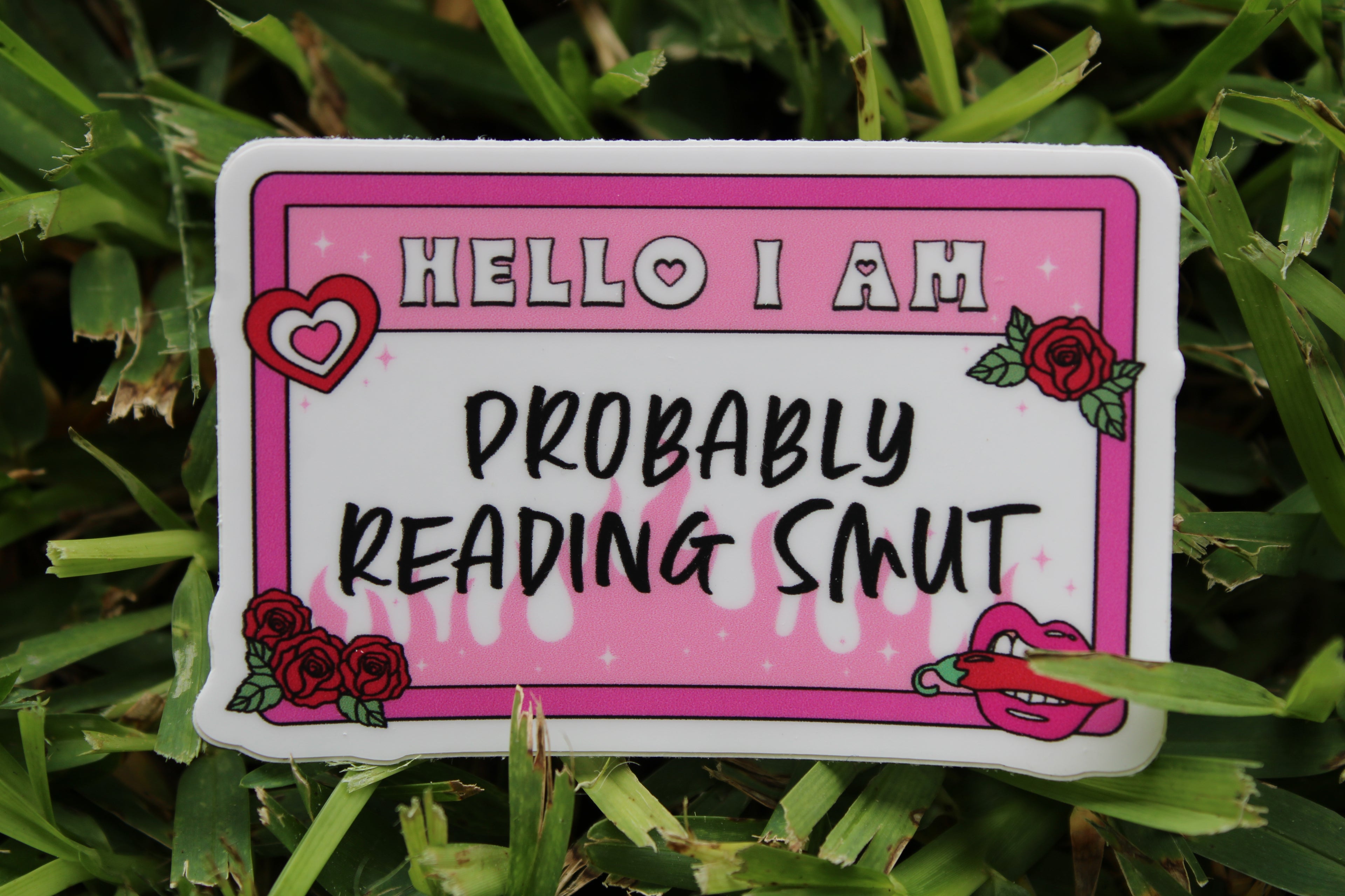 Hello I Am waterproof Sticker