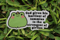 Hurtiest Of Tum Tums Waterproof Sticker