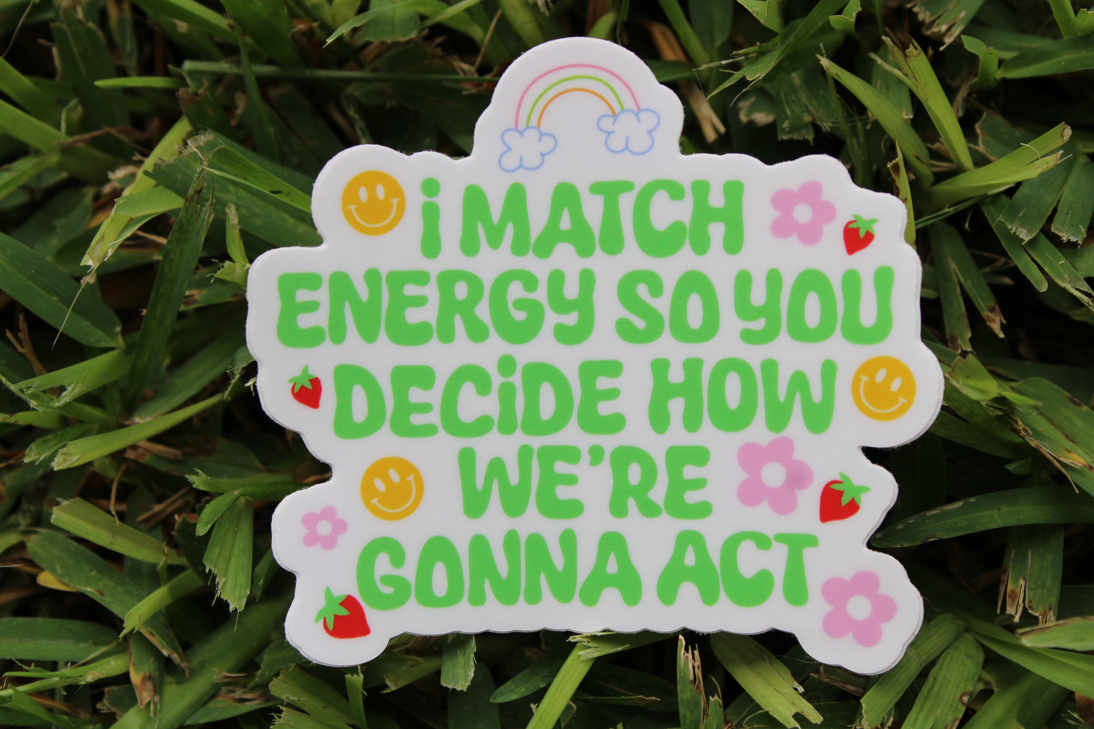 I match energy waterproof sticker