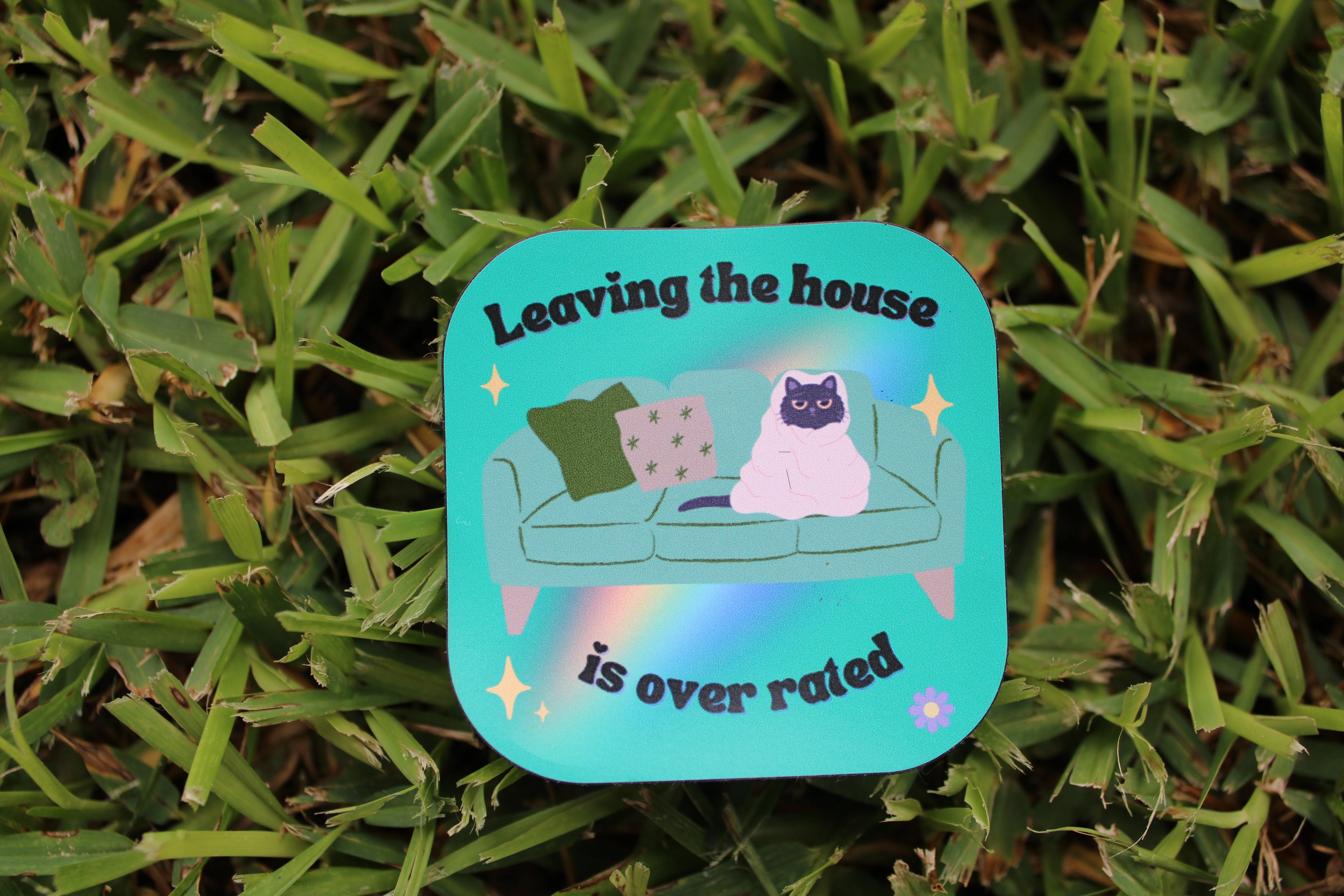 Over Rated Magnet (2.5 x 2.5 inches)