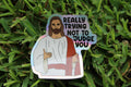 Really trying not to judge you sticker