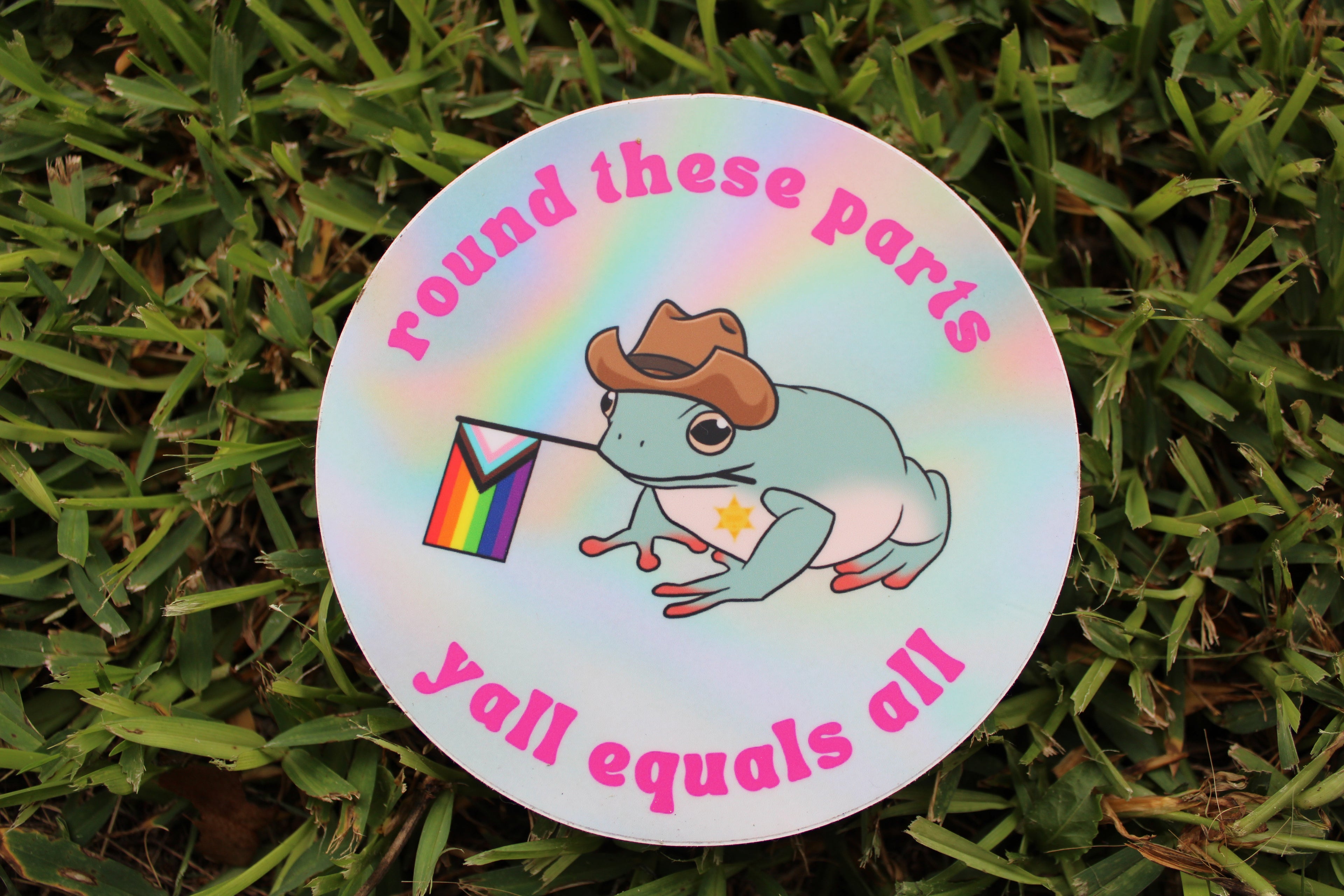 Yall Equals All Bumper Sticker